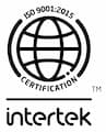 Logo ISO 9001-2015 intertek