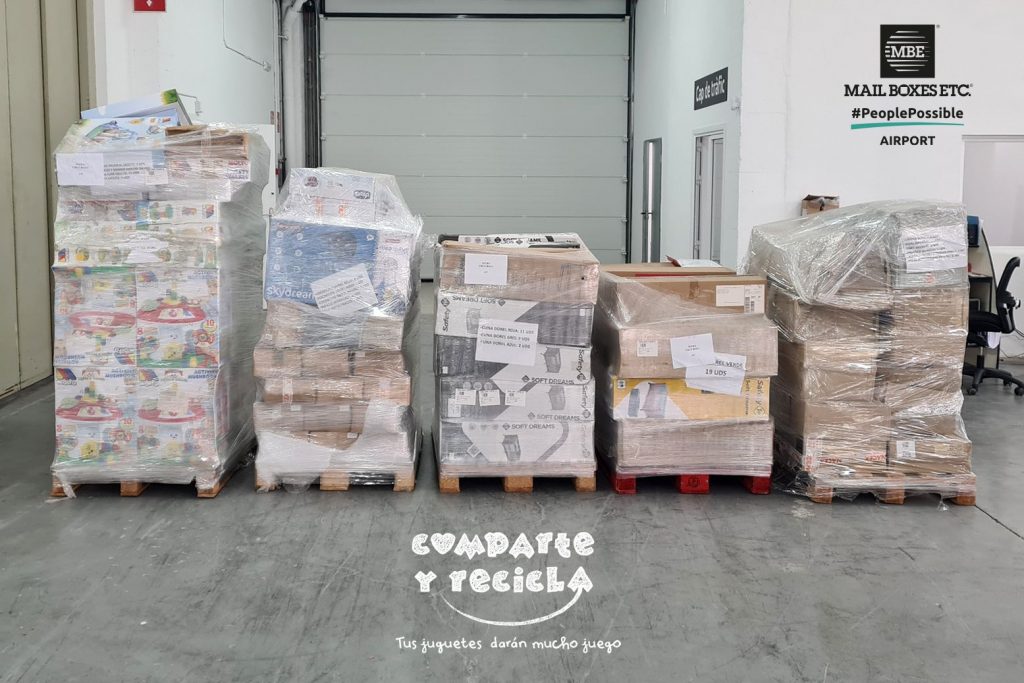 Juguetes campaña comparte y recicla