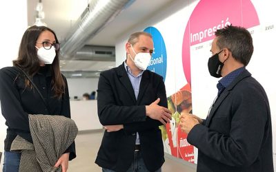 Juan Carlos Moreno, Teniente de Alcalde de Desenvolupament Econòmic del Prat, visita MBE Airport