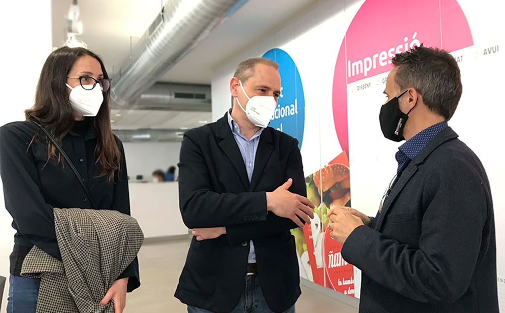 Juan Carlos Moreno, Teniente de Alcalde de Desenvolupament Econòmic del Prat, visita MBE Airport